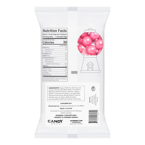 Candy Envy 1" Gumball Shimmer Pink 2LB