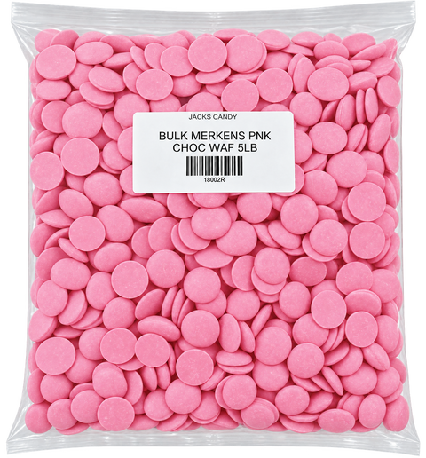 Linea's Merkens Pink Chocolate Waffers | 5lb, Bag