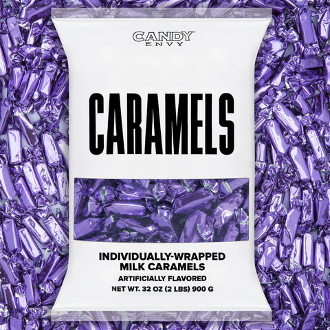 Candy Envy Caramel Foil Purple | 2lb, Bag