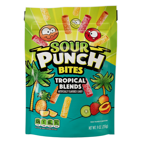American Licorice Sour Punch Bite Tropical 9oz