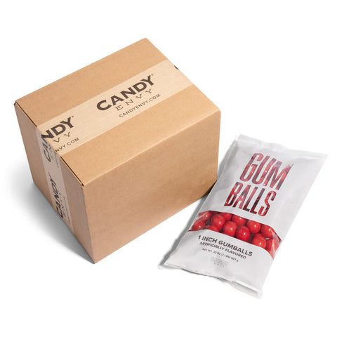 Candy Envy 1" Gumballs Red 2LB