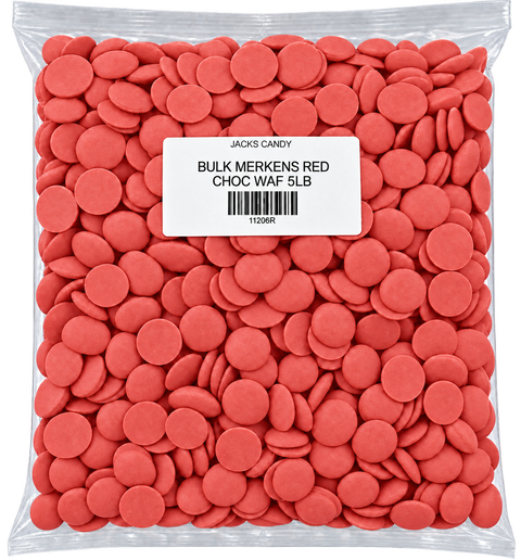 Linea's Merkens Red Chocolate Waffers | 5lb, Bag