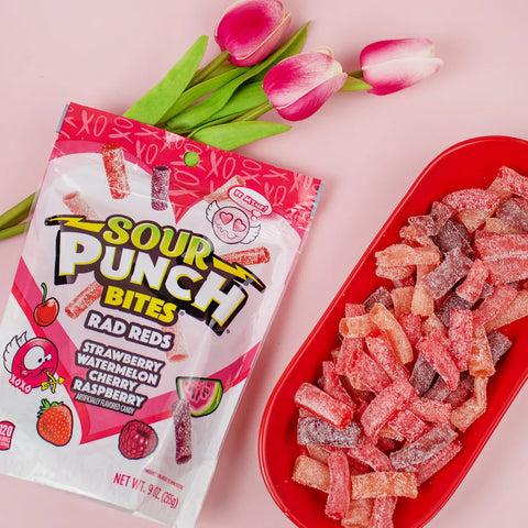 American Licorice Sour Punch Bites Reds 9oz
