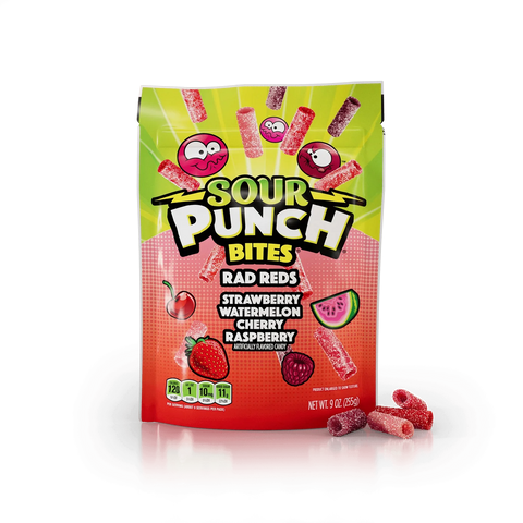 American Licorice Sour Punch Bites Reds 9oz