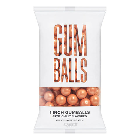 Candy Envy 1" Gumballs Shimmer Rose Gold 2LB