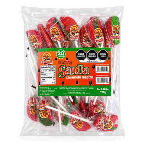 Tinajita Paleta Sandia Con Chile | 20ct, Bag