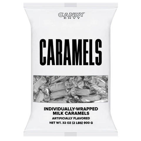 Candy Envy Caramel Foil Silver | 2lb, Bag
