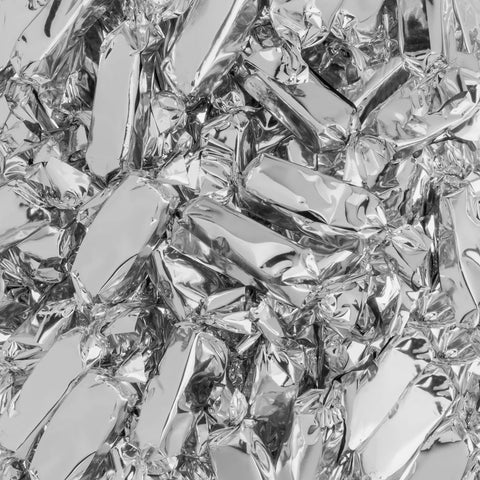 Candy Envy Caramel Foil Silver | 2lb, Bag