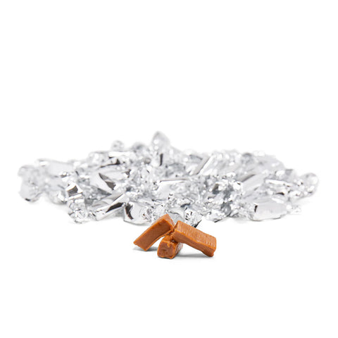 Candy Envy Caramel Foil Silver | 2lb, Bag