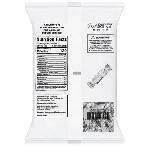 Candy Envy Caramel Foil Silver | 2lb, Bag