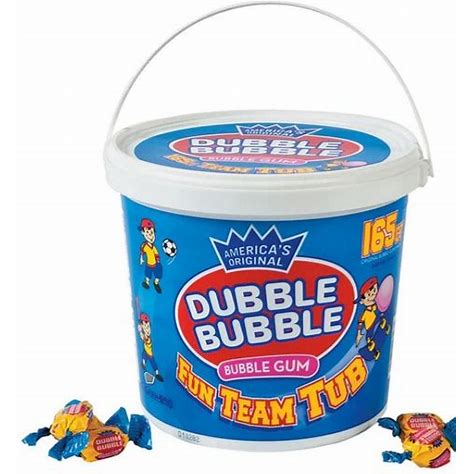 Dubble Bubble Gum Tub 165ct
