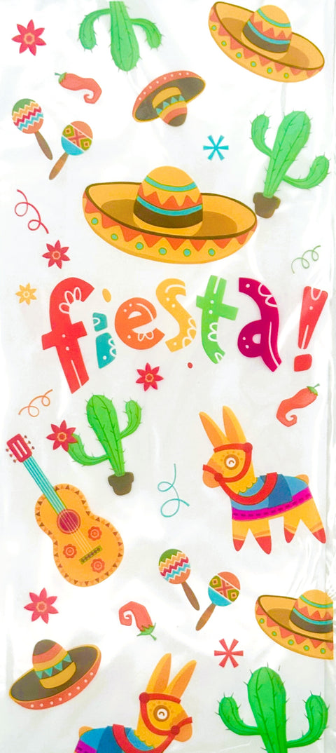 Cellophane Large Bag Fiesta 30ct