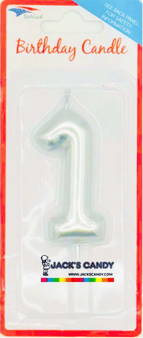 Candle #1 Silver