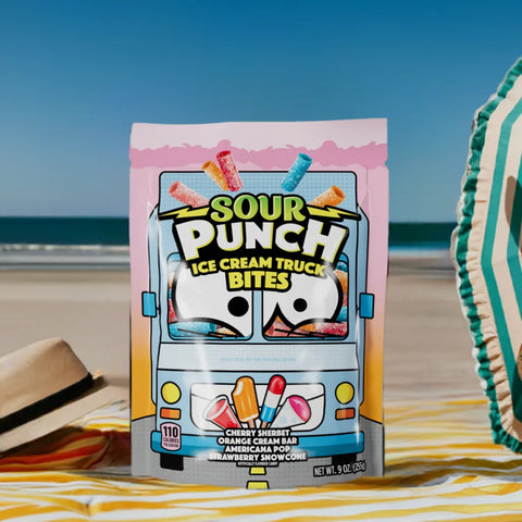 American Licorice Sour Punch Bites Ice Cream Truck 9oz