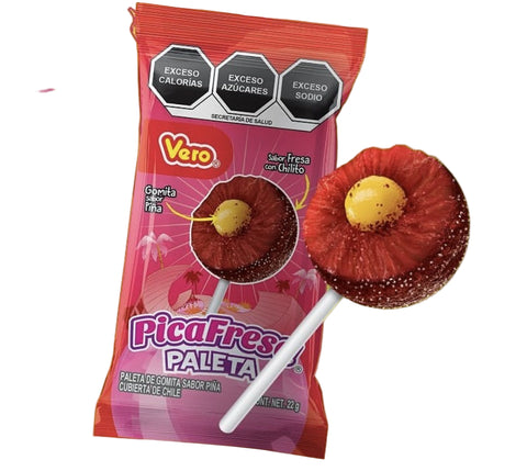 Vero Paleta Pica Fresa 12ct