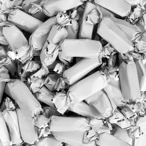 Candy Envy Caramel Foil White | 2lb, Bag