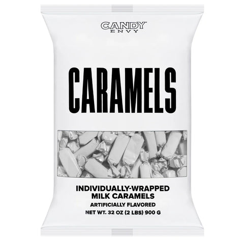 Candy Envy Caramel Foil White | 2lb, Bag
