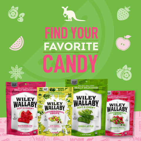 Wiley Wallaby Fruitrageous Drops 6oz