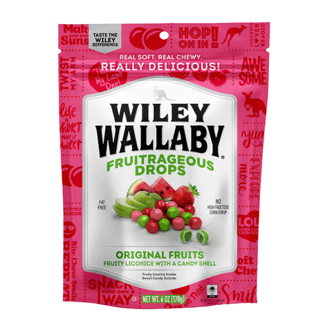 Wiley Wallaby Fruitrageous Drops 6oz