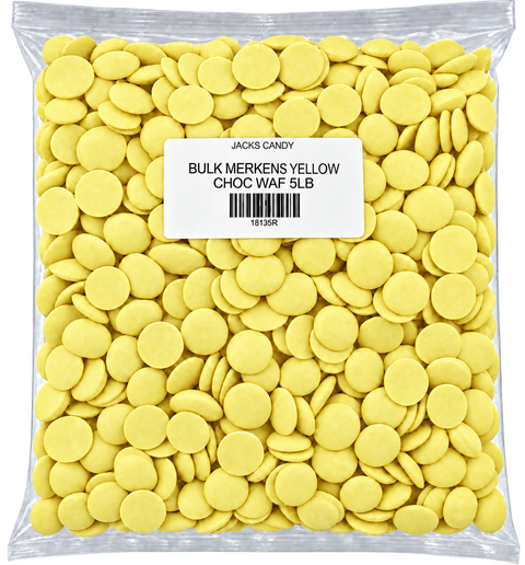 Linea's Merkens Yellow Chocolate Waffers | 5lb, Bag