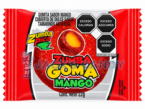 Zumba Goma Mango Display 12ct