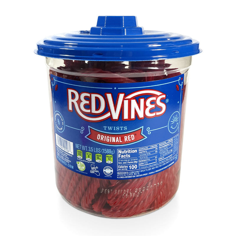 American Licorice Red Vines Jar: 3.5lb 1ct