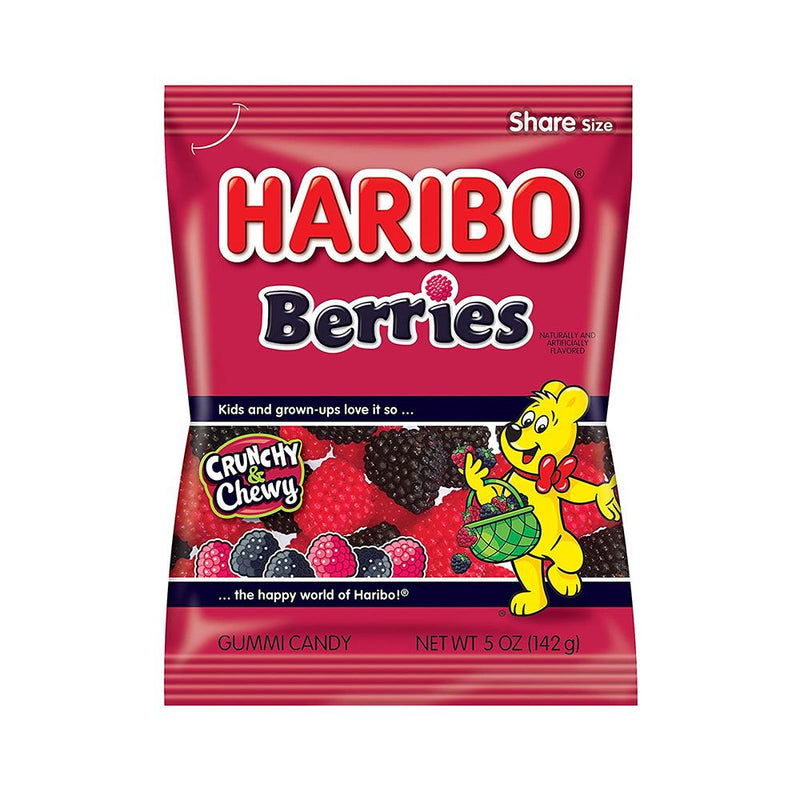 Haribo Berries Gummi Candy: 5oz 12ct