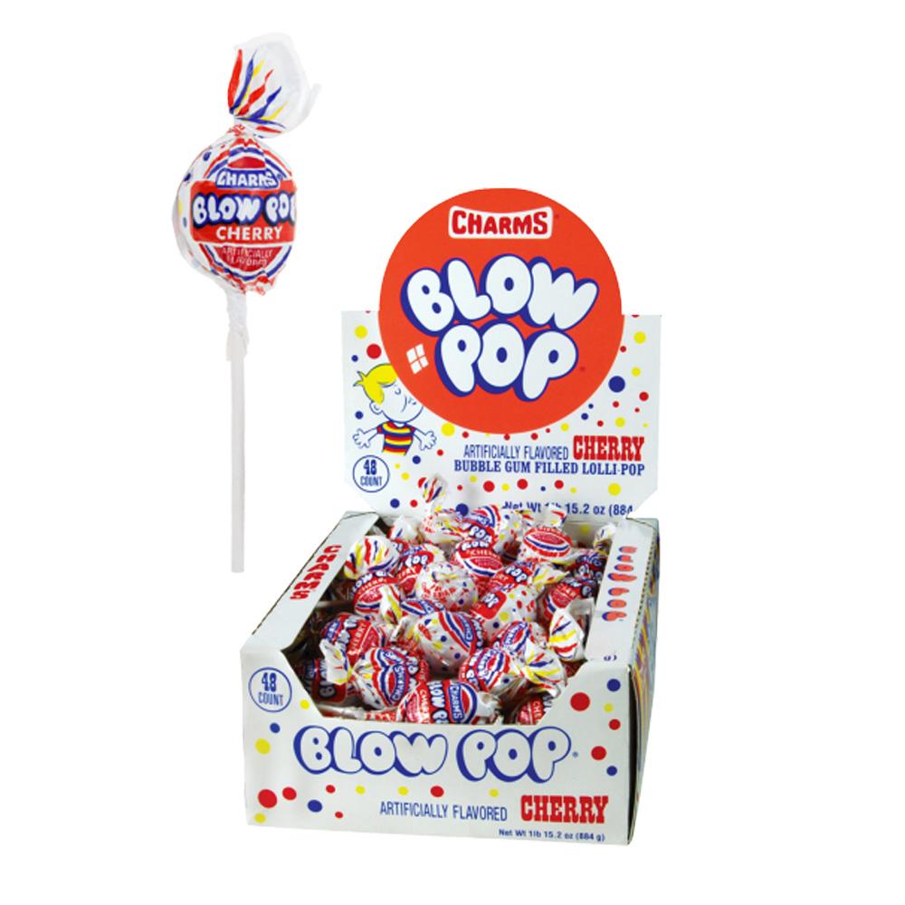 Blow Pop Cherry: 48ct