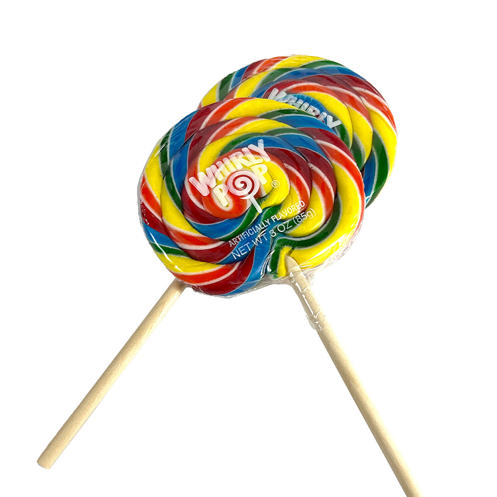 A&B Whirly Pop Rainbow 4" 3Z 4 48Ct – Jack's Candy