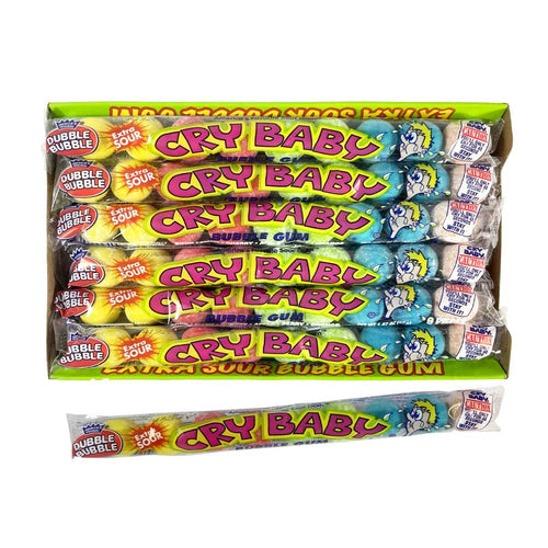 Cry Baby Extra Sour 1.67Z 24Ct 9 Pc Tub