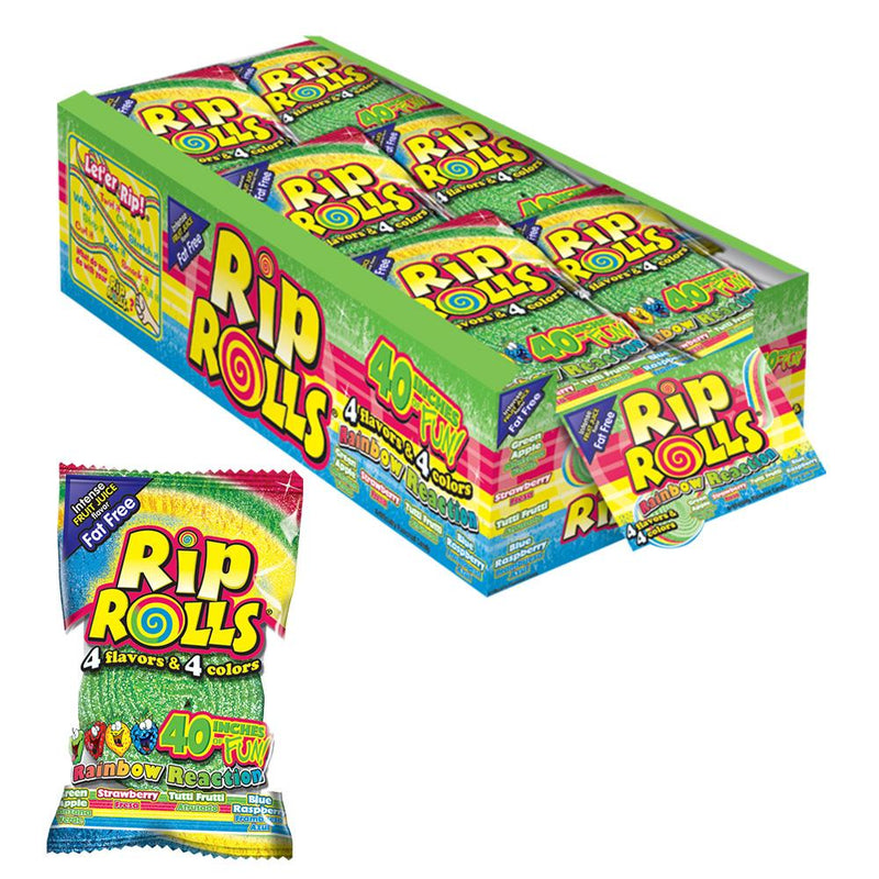 Foreign Rip Rolls Rainbow Reaction: 1.4oz 24ct