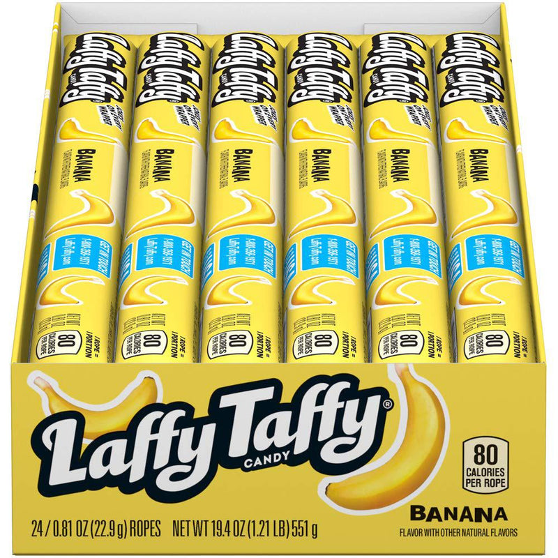 Ferrara Laffy Taffy Banana Ropes: 24ct