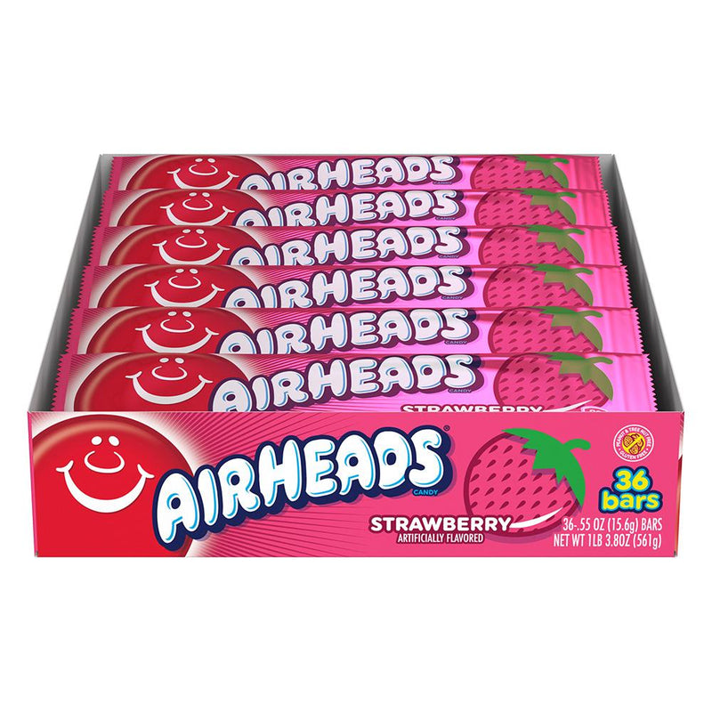Airheads Strawberry: .55oz 36ct