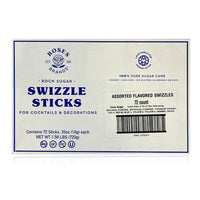 Rose Brands Asst Swizzle Stick  72Ct Unwrappped