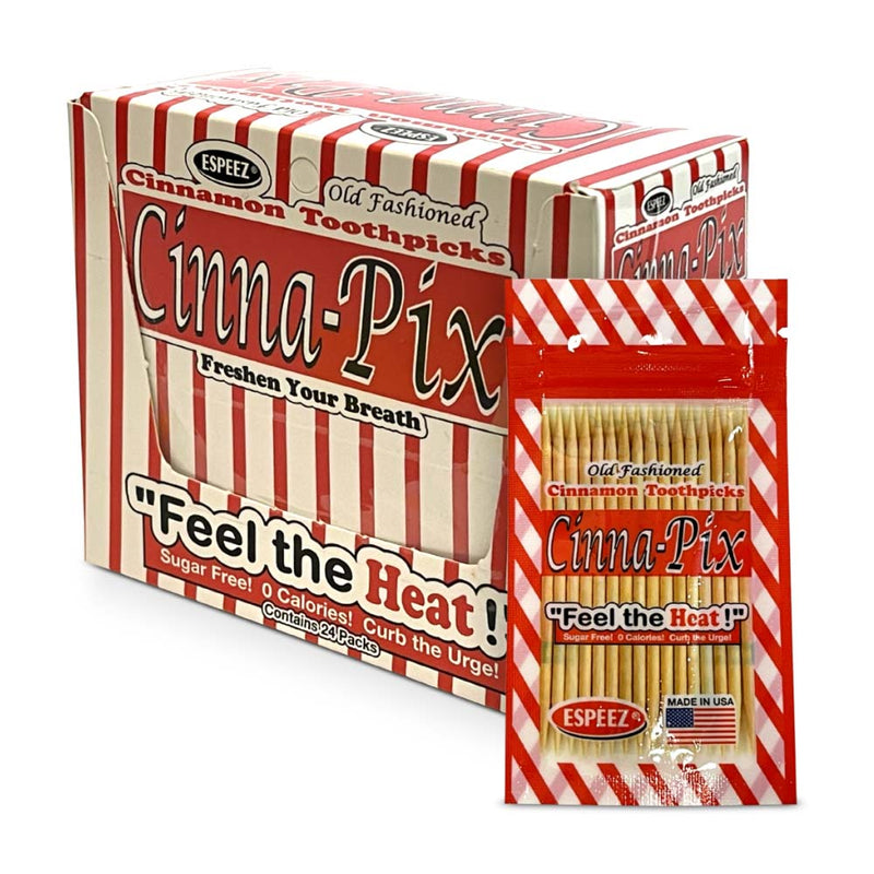 Sp Cinna-Pix Cinnamon Toothpic  24Ct Espeez