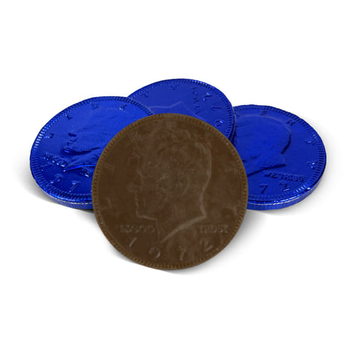 Fort Knox Dk Blue Coin-1.5" 1Lb (84Pc/Lb)