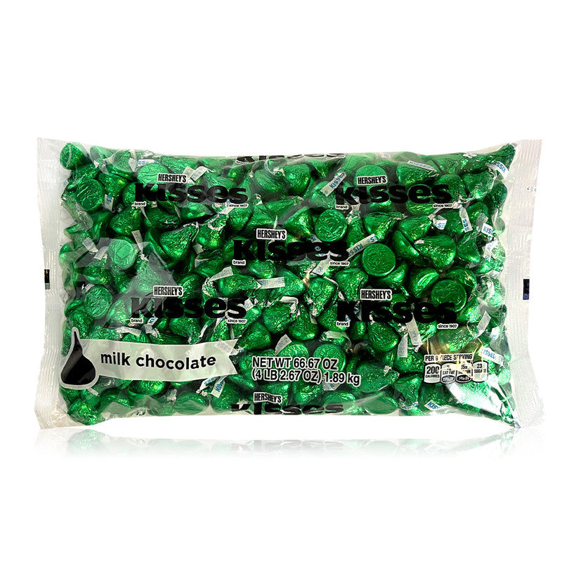 Kisses Dark Green Foils 66.7Oz