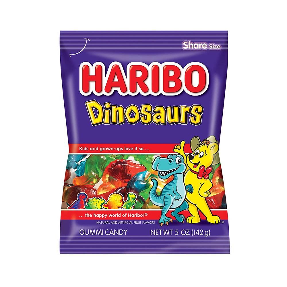 Haribo Dinosaurs Gummi Candy: 5oz 12ct