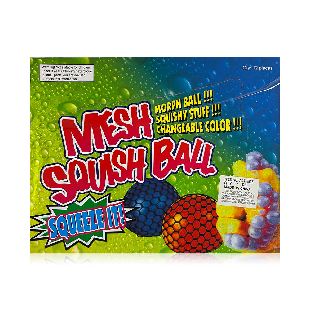 Mesh Squish Ball 12Ct