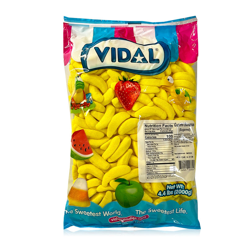 Bulk Vidal Gummi Banana 4.4Lb