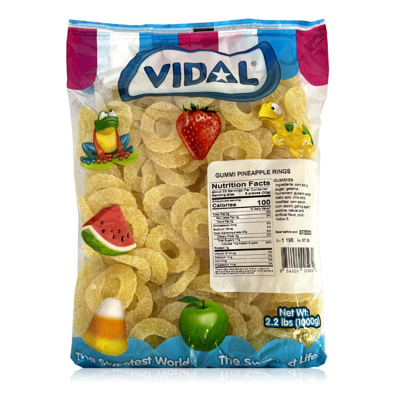 Vidal Pineapple Rings: 2.2lb
