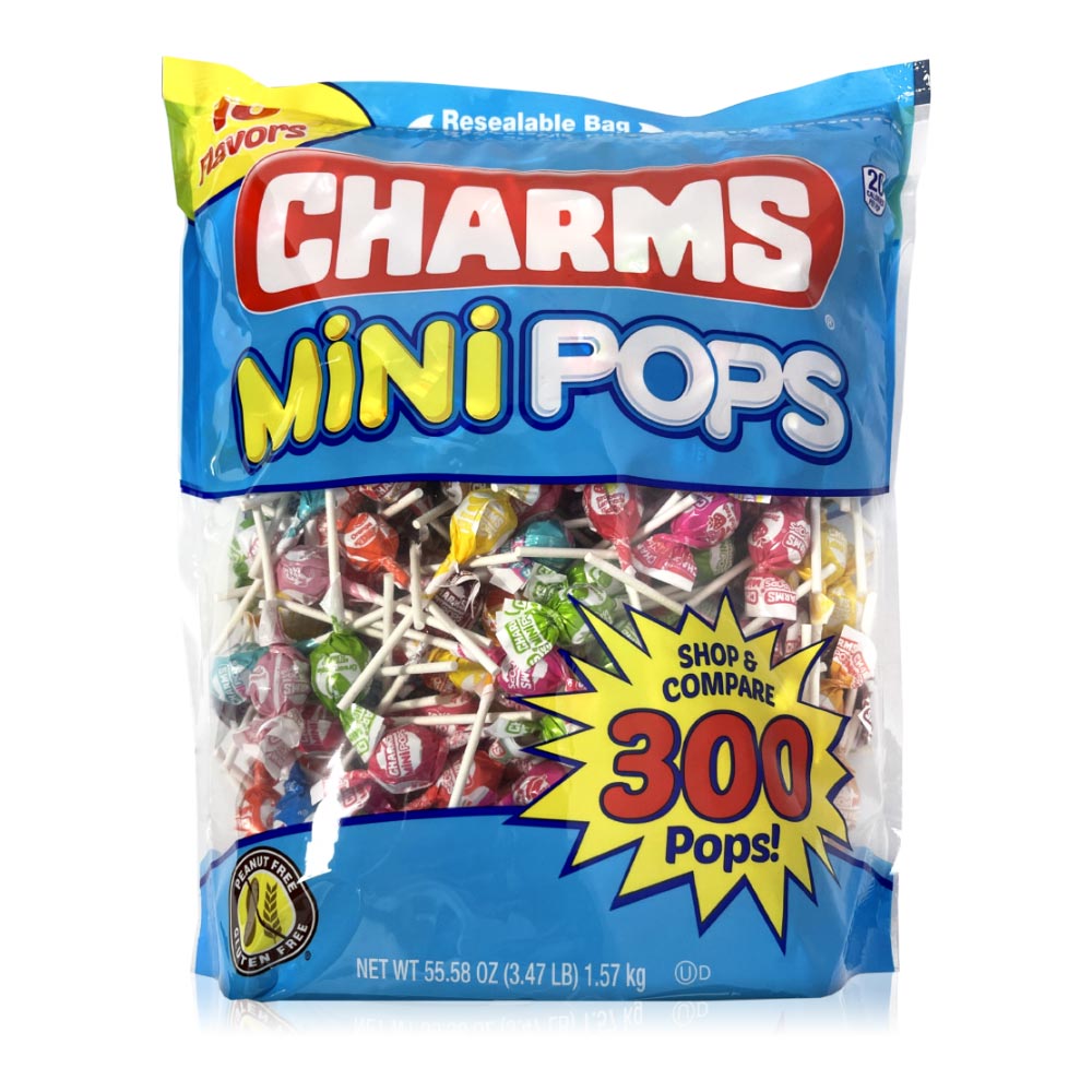 Mini Pops Assorted Stand Up Bag 300Ct