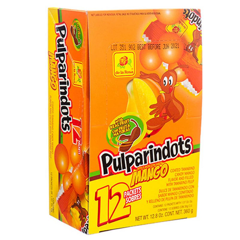 De La Rosa Pulparin Dots Mango: 12ct 12.8oz