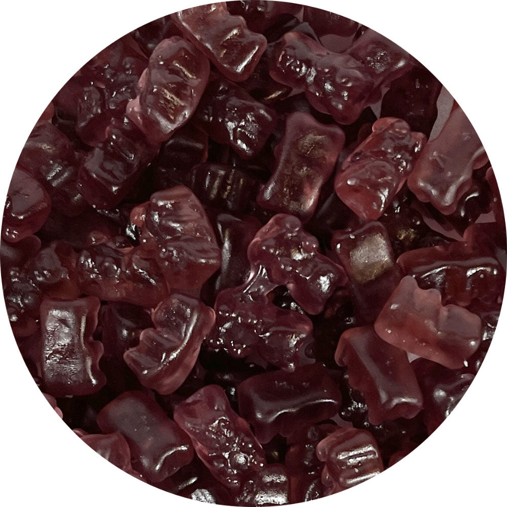 Jovy Gummy Bears Grape 5Lb Purple