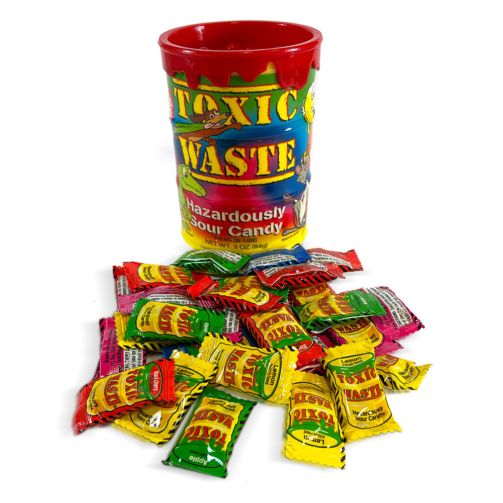 Toxic Waste Sour Candy Bank 3 Oz