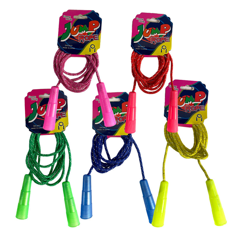Jump Rope Sm Assorted 12Ct