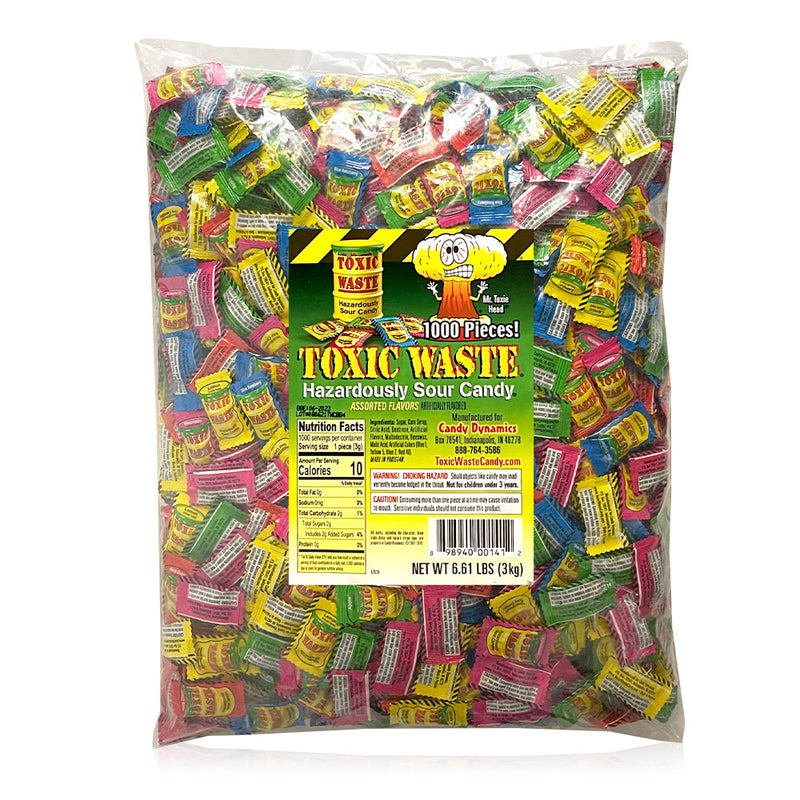 Cd Toxic Waste Sour Candy 1000 Ct