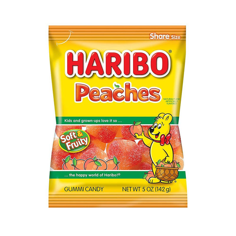 Haribo Gummi Peaches: 5oz