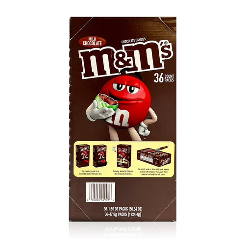 M&M's® Peanut Chocolate Candies, 1.74 Oz, Box Of 48