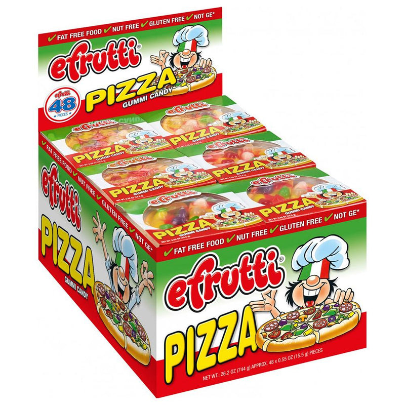 Efrutti Gummi Pizza: 48ct